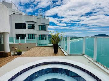 Apartamento · 372m² · 4 Quartos · 3 Vagas · Cobertura beira mar à Venda na Praia das Pitangueiras no Guarujá