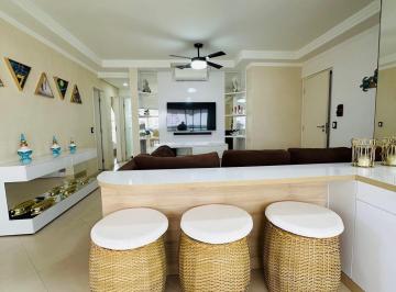 Apartamento · 113m² · 3 Quartos · 2 Vagas · Apartamento decorado com varanda gourmet à Venda na Enseada no Guarujá | QVis...