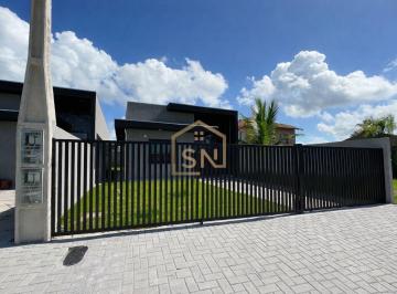Fachada · 402C- Casa financiável à venda com amplo quintal no Balneário Canoas