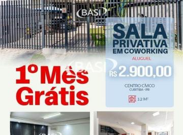 Comercial · 12m² · Seu escritorio pronto, sem complicacao (e sem condominio) - Centro Civico