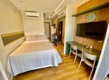 Suíte Moderna | Borges Realty · Studio para locação na Pituba Salvador | Vista mar no House Jardim dos Namorados