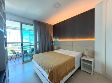 Suíte Confortável | Borges Realty · Studio à venda no Mundo Plaza Salvador | 49m² mobiliado e pronto para renda