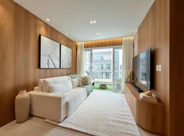 Apartamento · 93m² · 2 Quartos · 1 Vaga · Apartamento de 2 dormitórios sendo 1 suíte mobiliado com sacada e box/vaga de garagem na Zona Nova d