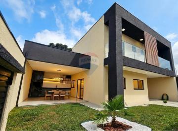 Casa · 127m² · 3 Quartos · 4 Vagas · Casa Moderna com 127m² e 3 Quartos em Piraquara – Vila Rosa