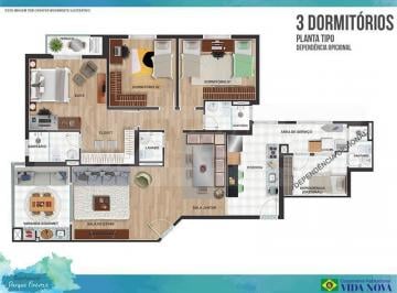 Apartamento · 125m² · 3 Quartos · 1 Vaga · Apartamento Jardim Santa Bárbara Embu das Artes/SP