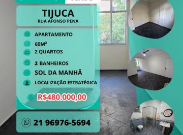 Apartamento de 2 quartos, Rio de Janeiro · Apartamento com 60m² na Rua Afonso Pena, Tijuca