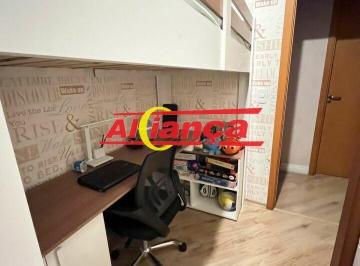 Apartamento · 96m² · 3 Quartos · 2 Vagas · APARTAMENTO PARA LOCAÇÃO C/VARANDA GOURMET/ 3 DORMS/ 2 VAGAS PROXIMO BOSQUE MAIA