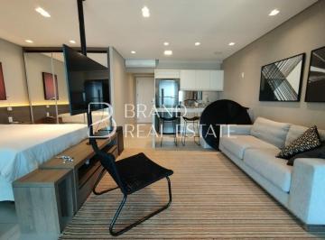 Apartamento · 46m² · 1 Quarto · 1 Vaga · Apartamento pra locação no VHouse Boutique, 46m², mobiliado. 1 quarto, 1 vaga.