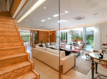 Sala de Estar · Casa em Condomínio à Venda - Alto de Pinheiros - 4 Quartos (suítes).