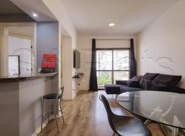 Apartamento · 42m² · 1 Quarto · 1 Vaga · Flat para locação na Vila Nova Conceição, próximo a Avenida Sto Amaro, FMU e Pq. do Ibirapuera.