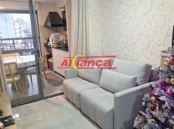Apartamento · 68m² · 1 Quarto · 1 Vaga · LINDO AP NOVO 68 M2 / 2DORMS / SUITE/ 1 VAGA / GRAM MAIA PIAZZA TOTALMENTE MOBILIADO !