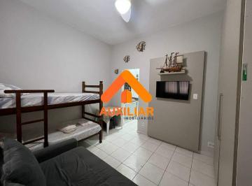 Apartamento · 27m² · 1 Vaga · Kitnet Mobiliada Porteira Fechada – Térreo | Frente Mar | Aparecida – Santos