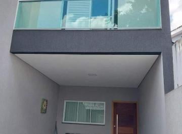 Casa · 172m² · 3 Quartos · 3 Vagas · Sobrado com quintal e churrasqueira no Jardim Santo Antônio, Santo André