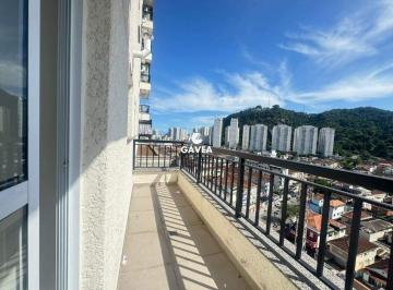 Apartamento · 70m² · 1 Quarto · 1 Vaga · Apartamento 70m² com 1 suíte e varanda gourmet em Marapé, Santos – Venda
