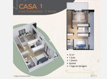 Casa · 72m² · 2 Quartos · 1 Vaga · Casa à venda no Parque das Bandeiras em São Vicente.