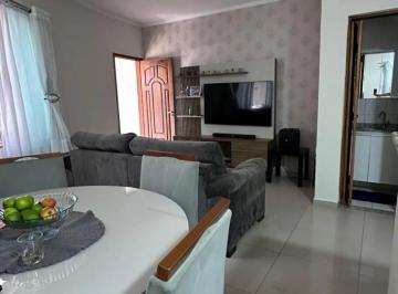 Casa · 103m² · 2 Quartos · 2 Vagas · Sobrado com 02 dormitórios á venda, 103,35 m² no Jardim Las Vegas - Santo André/SP