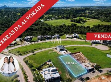 Terreno · 807m² · Condomínio Terras da Alvorada - Terreno à venda no Terras da Alvorada em Jundiaí | 807m² com vista