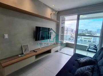 Apartamento · 43m² · 1 Quarto · 1 Vaga · Apartamento Quarto e Sala, 43m², Mobiliado com Varanda à venda na Jatiúca - Maceió Alagoas