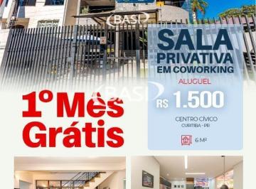 Comercial · 6m² · Seu escritorio pronto, sem complicacao (e sem condominio)