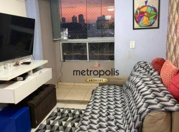 Sala · Apartamento com 2 dormitórios à venda, 50 m² por R$ 430.000,00 - Utinga - Santo André/SP
