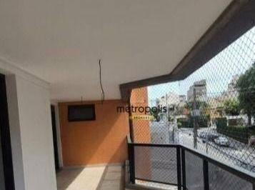 Varanda  · Apartamento com 3 dormitórios à venda, 200 m² por R$ 1.300.000,00 - Vila Caminho do Mar - São Bernar