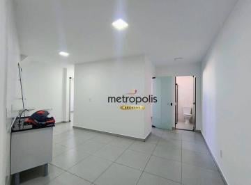 Sala/cozinha · Studio com 2 dormitórios para alugar, 45 m² por R$ 2.690,00/mês - São José - São Caetano do Sul/SP