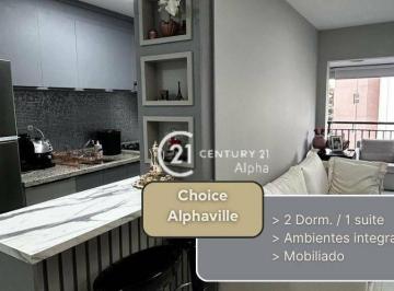 25285219a36aa689c55fbcfeefa22c7cc5f38778 · Apartamento com 2 dormitórios à venda, 67 m² por R$ 850.000,00 - Empresarial 18 do Forte - Barueri/S