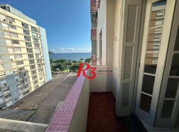 18ac3b195ad6af845464e086d48e4b6078b3051b · Apartamento com 1 dormitório para alugar, 51 m² por R$ 3.000,00/mês - Embaré - Santos/SP