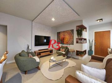6dabb1c4de1d8ea99521d9597bc23aa92084ac8d · Apartamento com 4 dormitórios à venda, 165 m² por R$ 1.600.000,00 - Pompéia - Santos/SP