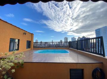 Apartamento de 2 quartos, Santos · Cobertura vista livre para venda no Embaré, 130m2, 2 dormitórios, 1 vaga