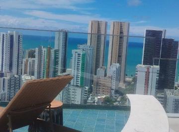 Apartamento de 1 quarto, Recife · MT- Praia de Gameleira | Studio de 28m | C/ Vista Mar muito bem localizado em Boa Viagem| Andar inte