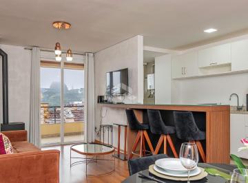 Apartamento · 81m² · 2 Quartos · 1 Vaga · Apartamento mobiliado 2 suítes 1 vaga de garagem ,a 700m da Rua Coberta em Gramado