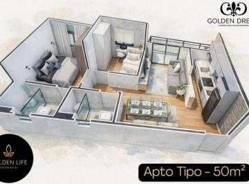 Apartamento · 50m² · 2 Quartos · 1 Vaga · Apartamento com 02 dormitórios à venda, 50m² no bairro Baeta Neves - Santo André/SP