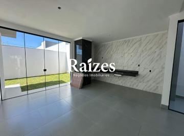 Casa · 150m² · 3 Quartos · 2 Vagas · Casa à venda em Uberlândia, Bairro Novo Mundo – 3 suítes, varanda gourmet e 150 m²