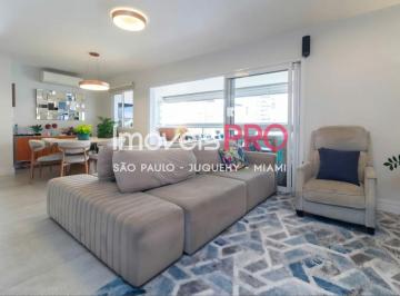 Apartamento · 126m² · 3 Quartos · 3 Vagas · Apartamento para locação com 125m² no Brooklin - São Paulo.