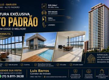 Apartamento de 4 quartos, Barueri · COBERTURA DUPLEX DE ALTO PADRÃO EM ALPHAVILLE – VISTA ESPETACULAR + PISCINA PRIVATIVA
