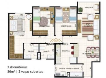 0b24ac018528760bfccd681b2ab879b5624c041b · APARTAMENTO À VENDA, 3 QUARTOS (1 SUÍTE), 86M², R$ 850.000,00, CONDOMÍNIO RESIDENCIAL RAVENNA  - PER