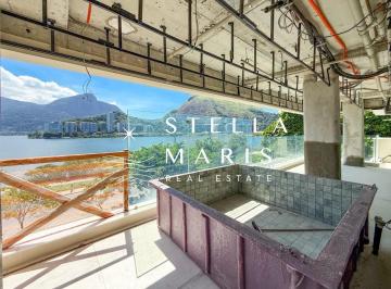 Foto 01 · Lagoa, Lado Ipanema, Apartamento com varandão com piscina, 300 m2, 3 suítes, e vista da Lagoa e Cris