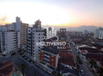 Apartamento · 60m² · 1 Quarto · 1 Vaga · Apartamento Frente ao Mar em Ocian, Praia Grande – 60,06 m², 1 Dormitório + Suíte