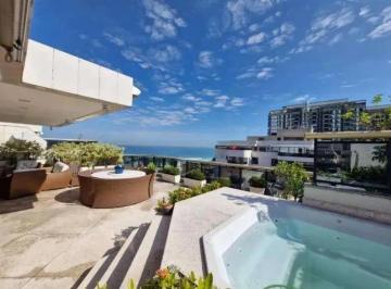 Apartamento · 416m² · 5 Quartos · 5 Vagas · 
                                 Cobertura a venda na Lucio Costa com vista para o mar, no Condomín