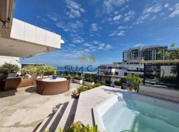 Apartamento · 416m² · 5 Quartos · 5 Vagas · Cobertura a venda na Lucio Costa com vista para o mar, no Condomínio Waterways, Barra da Tijuca