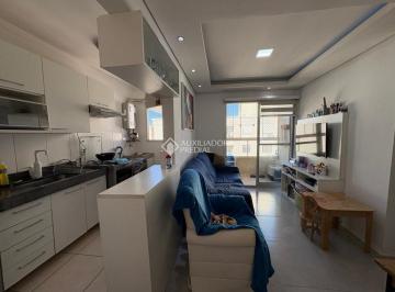 Apartamento · 51m² · 2 Quartos · 1 Vaga · Apartamento de 2 quartos, suíte, sacada, churrasqueira, vaga escriturada à venda no bairro Morro San
