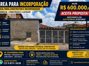 Casa de 5 quartos, São Paulo · ÁREA PARA INCORPORAÇÃO INVESTIMENTO RENDA – OPORTUNIDADE NA ZONA NORTE OESTE DE SÃO PAULO