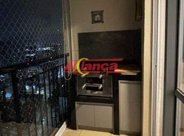 Apartamento · 64m² · 3 Quartos · 1 Vaga · APARTAMENTO SOL DA  MANHÃ, ANDAR ALTO, 3 QUARTOS (1 SUÍTE), 1 VAGA, CENTRO, GOPOUVA, GUARULHOS, SP