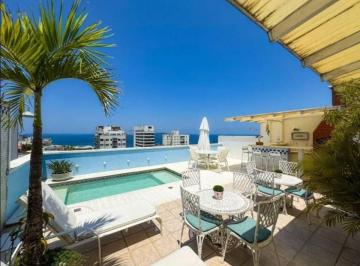 Apartamento de 4 quartos, Rio de Janeiro · Exclusiva e oportuna cobertura com vista mar. Entre Arpoador e Ipanema. Unica abaixo de 15Mil o M²