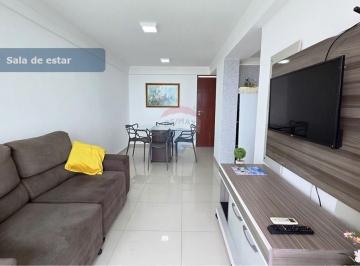 Apartamento · 56m² · 2 Quartos · 2 Vagas · Apartamento para Venda, 2 quartos, 100m da praia, Pirâmide Intermares - Vista Mar