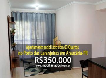7a4227e33cd4a2c817590d6edf303d7e0e4039f1 · Apartamento mobiliado com 03 Quartos no Porto das Laranjeiros em Araucária-PR  - A venda por R$350.0
