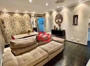 b06a5c137556db68e9d698bfc92f26ade3b9162c · Apartamento com 2 dormitórios à venda, 133 m² por R$ 1.100.000,00 - Gonzaga - Santos/SP