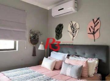 Dormitório I · Apartamento com 2 dormitórios à venda, 78 m² por R$ 510.000,00 - Vila Matias - Santos/SP