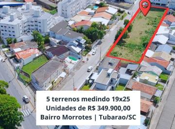 Terreno · 418m² · Área à venda no bairro Morrotes - Tubarão/SC